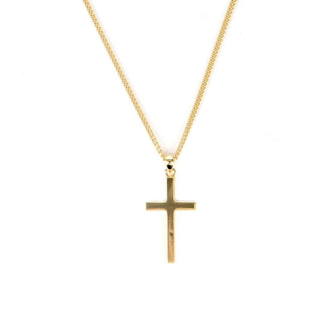 Gold Cross Necklace - Image 3
