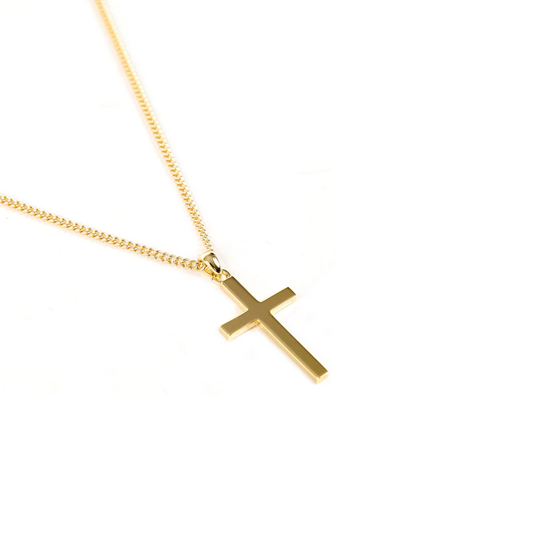 Gold Cross Necklace - Image 4