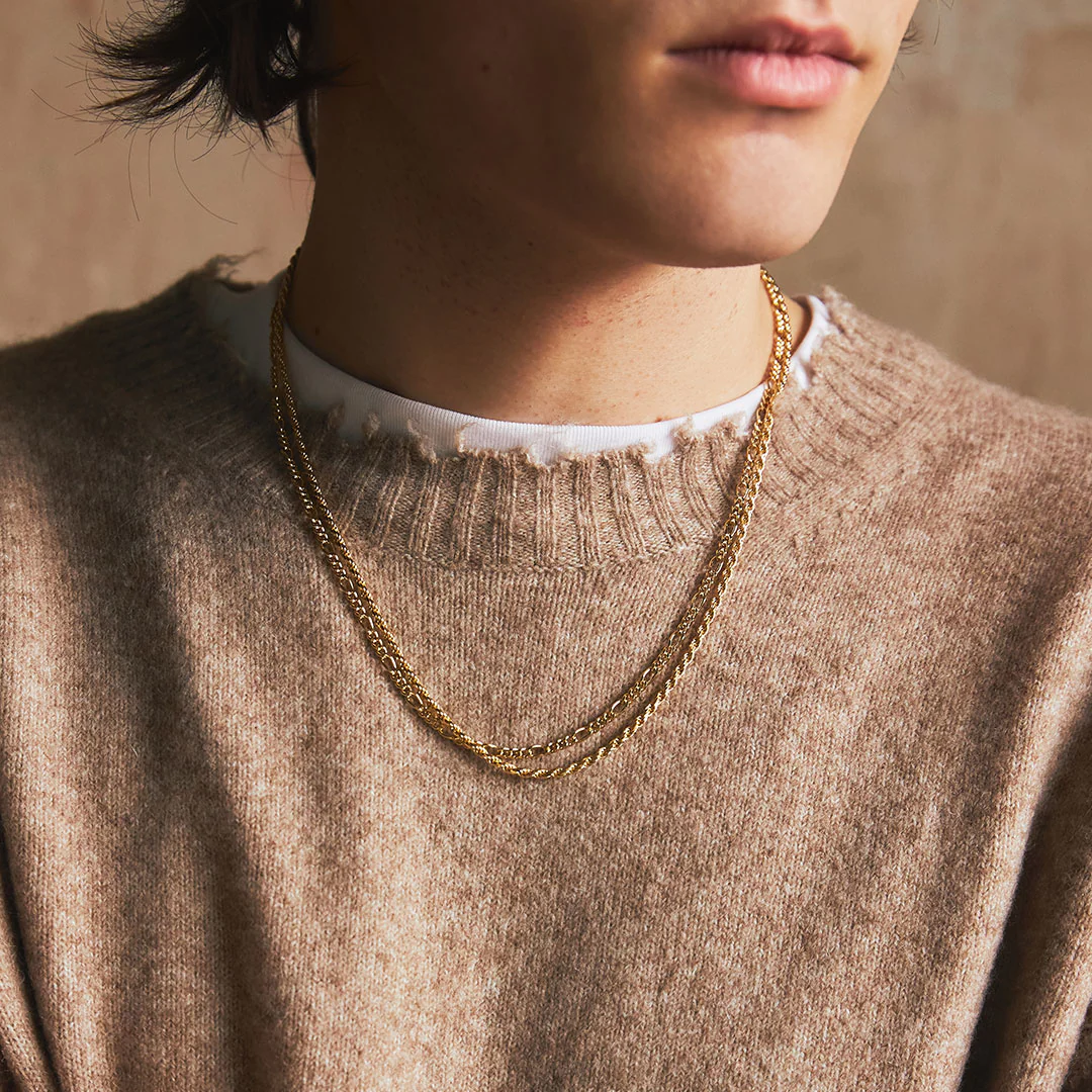 Gold Figaro Chain - Image 7