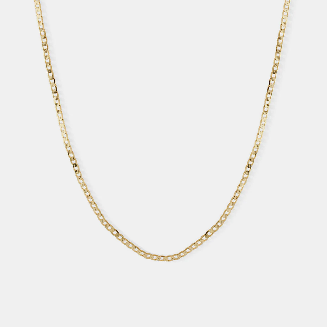 Gold Flat Cuban Chain - Image 3