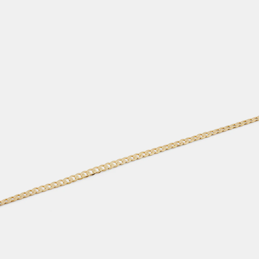 Gold Flat Cuban Chain - Image 4