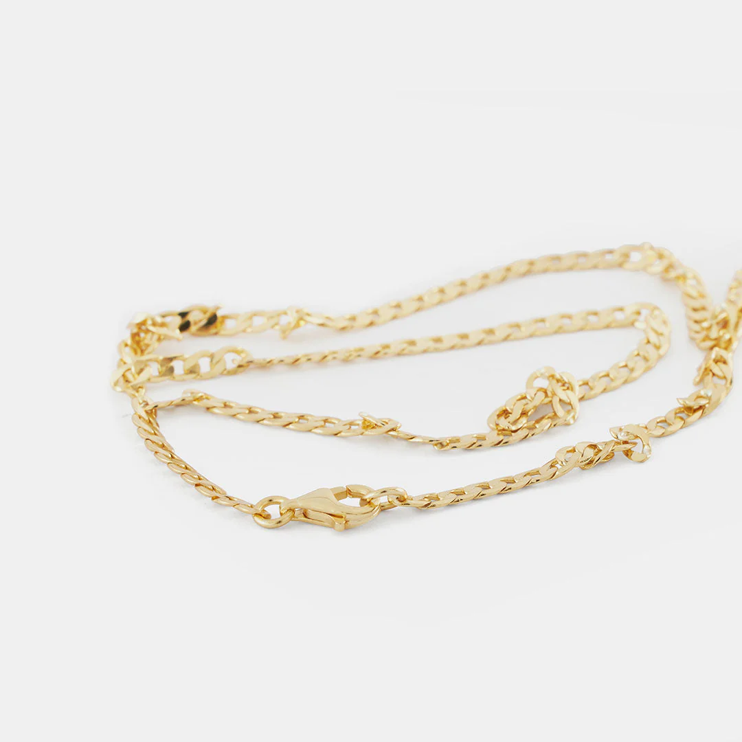 Gold Flat Cuban Chain - Image 6