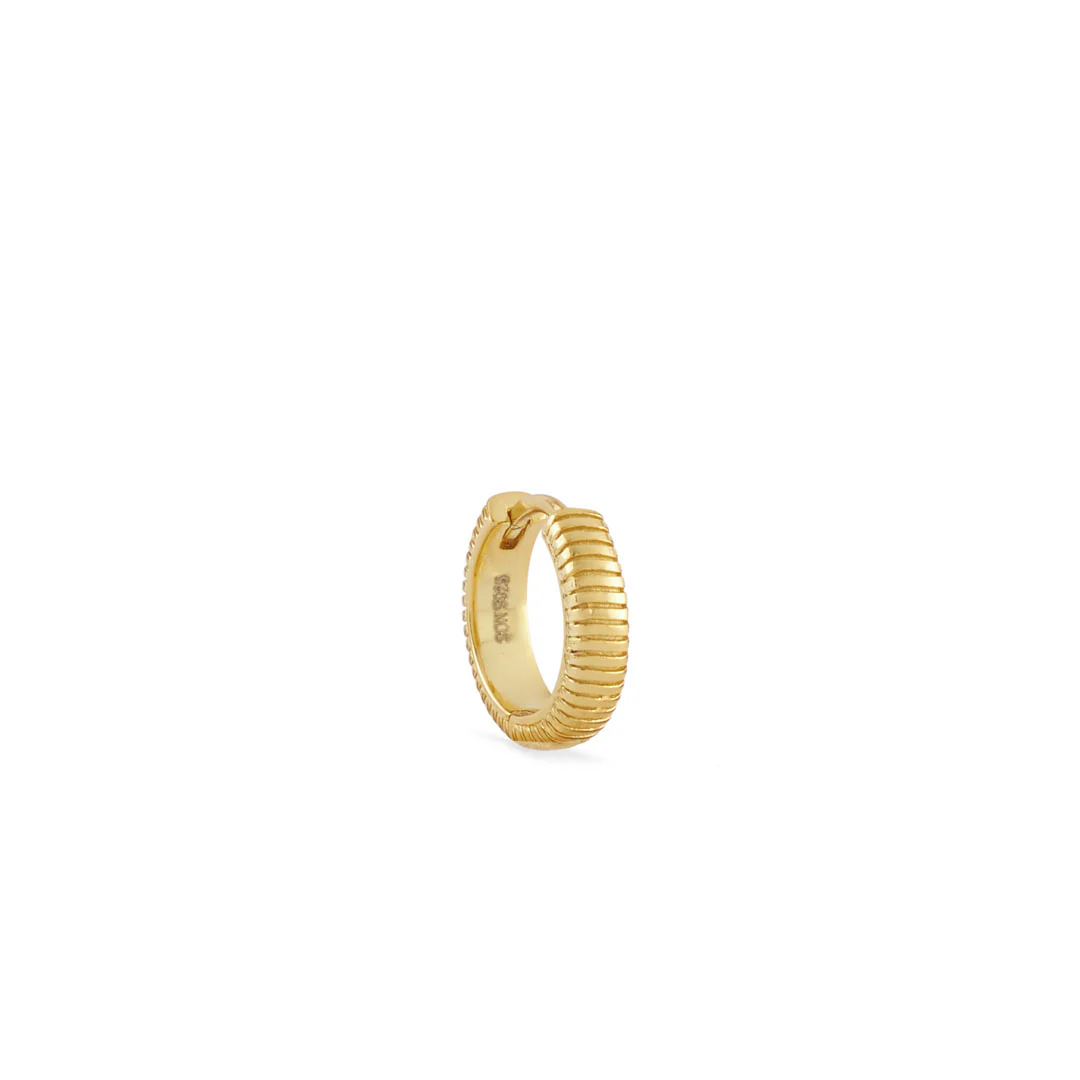 Gold Lasso Hoop Earring - Image 5