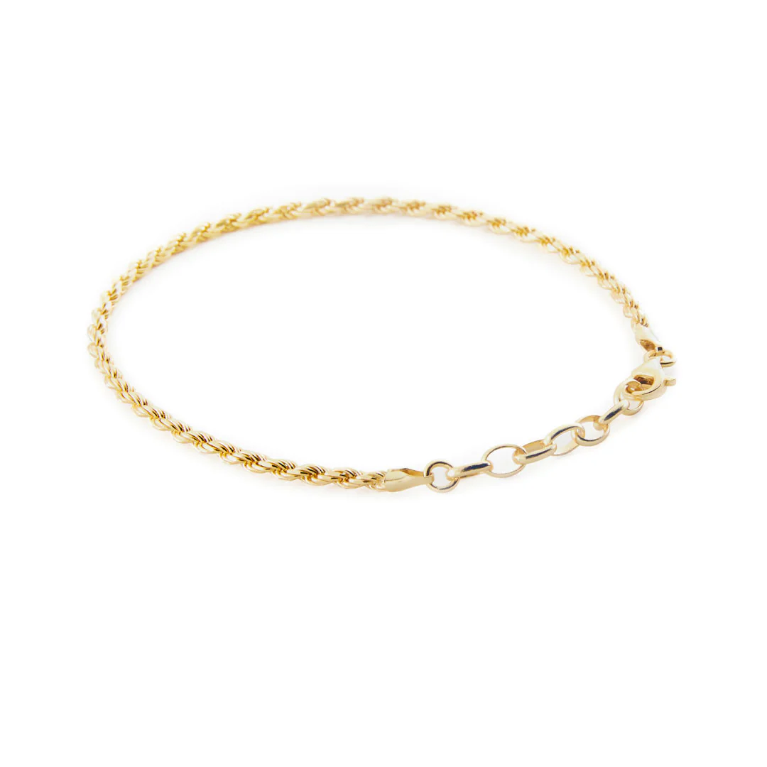 Gold Rope Bracelet - Image 6