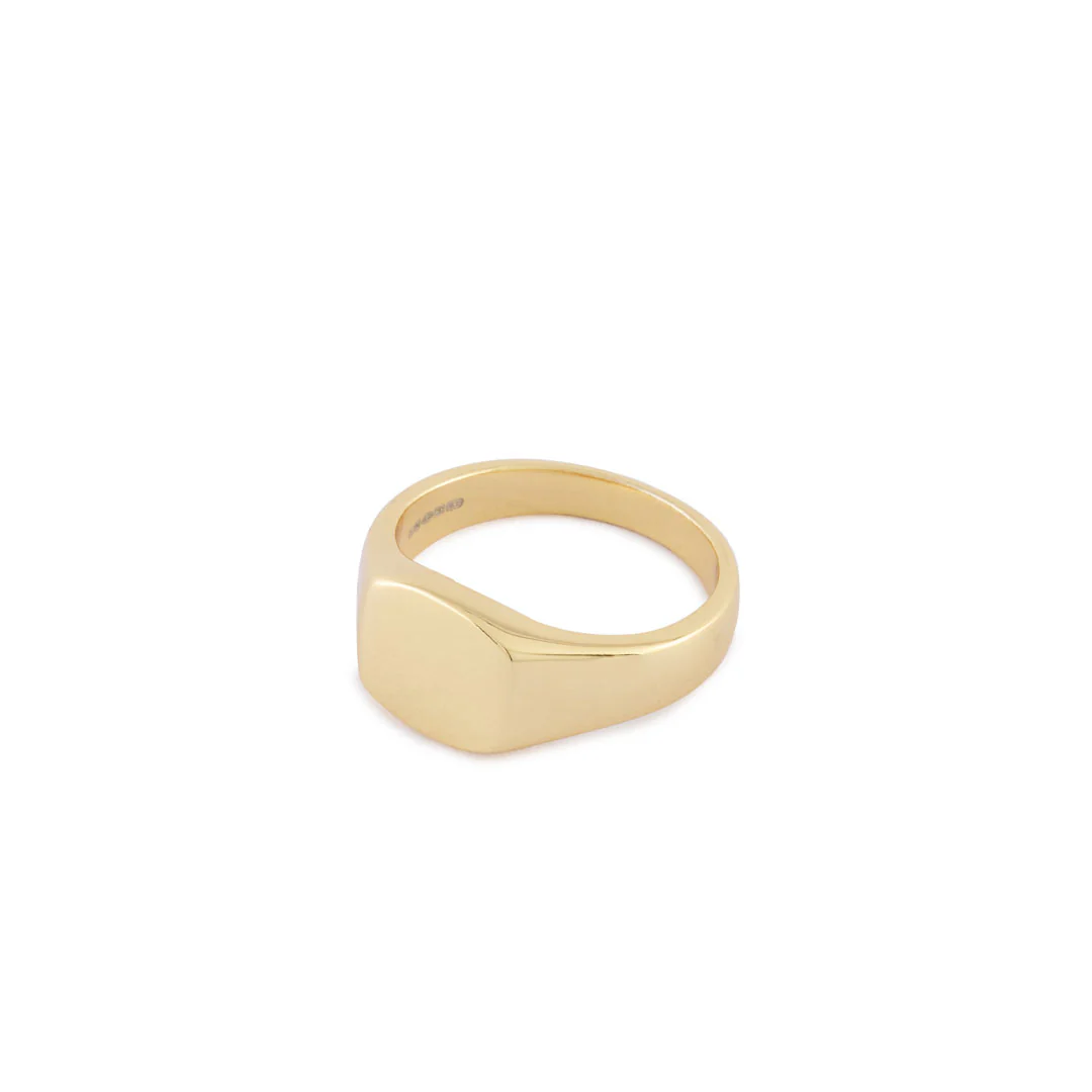 Gold Signet Ring - Image 5