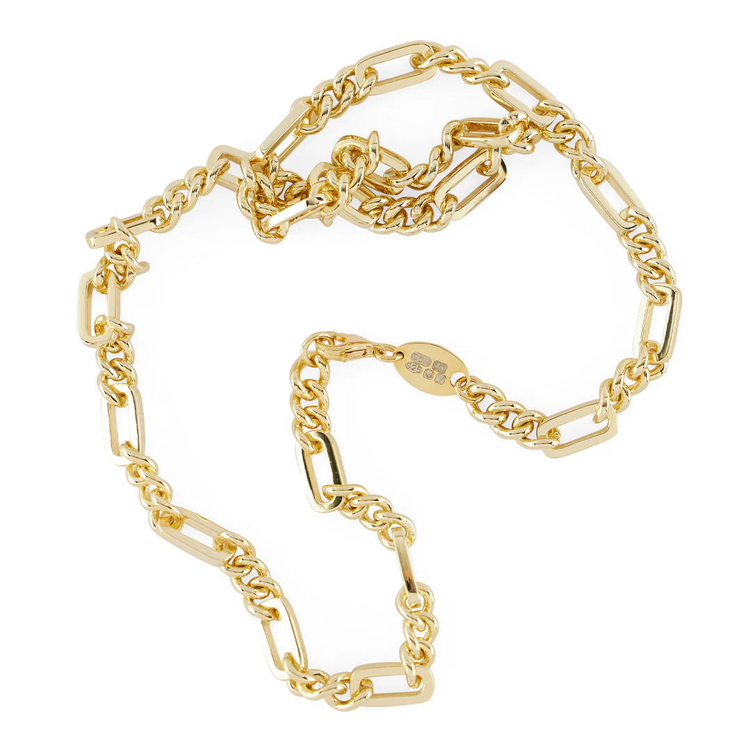 Gold Track Chain Necklace - Image 7