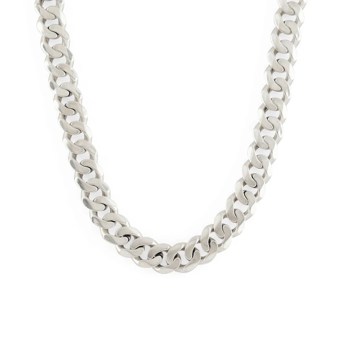 Silver 10mm Curb Chain - Image 3