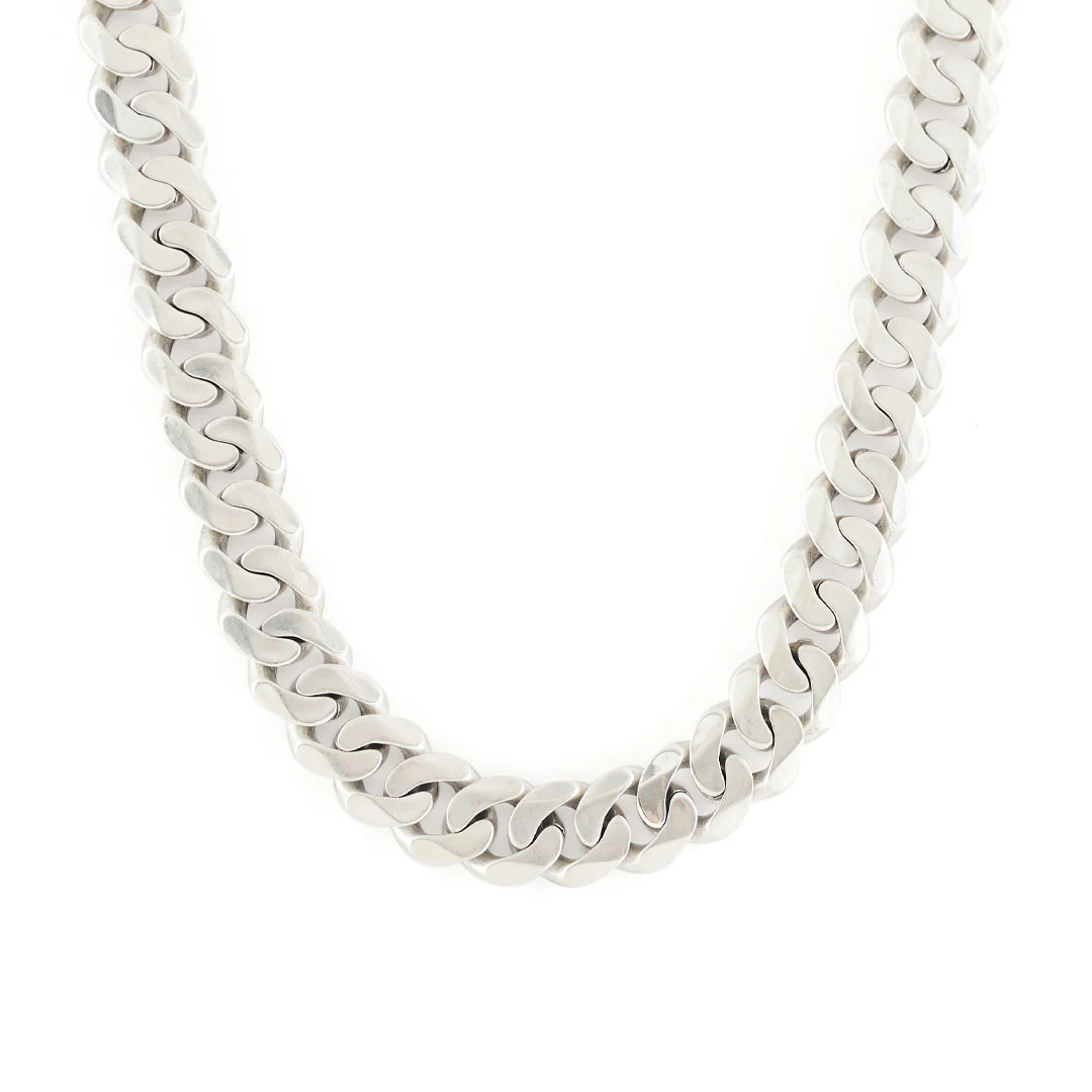 Silver 12mm Curb Chain - Image 3