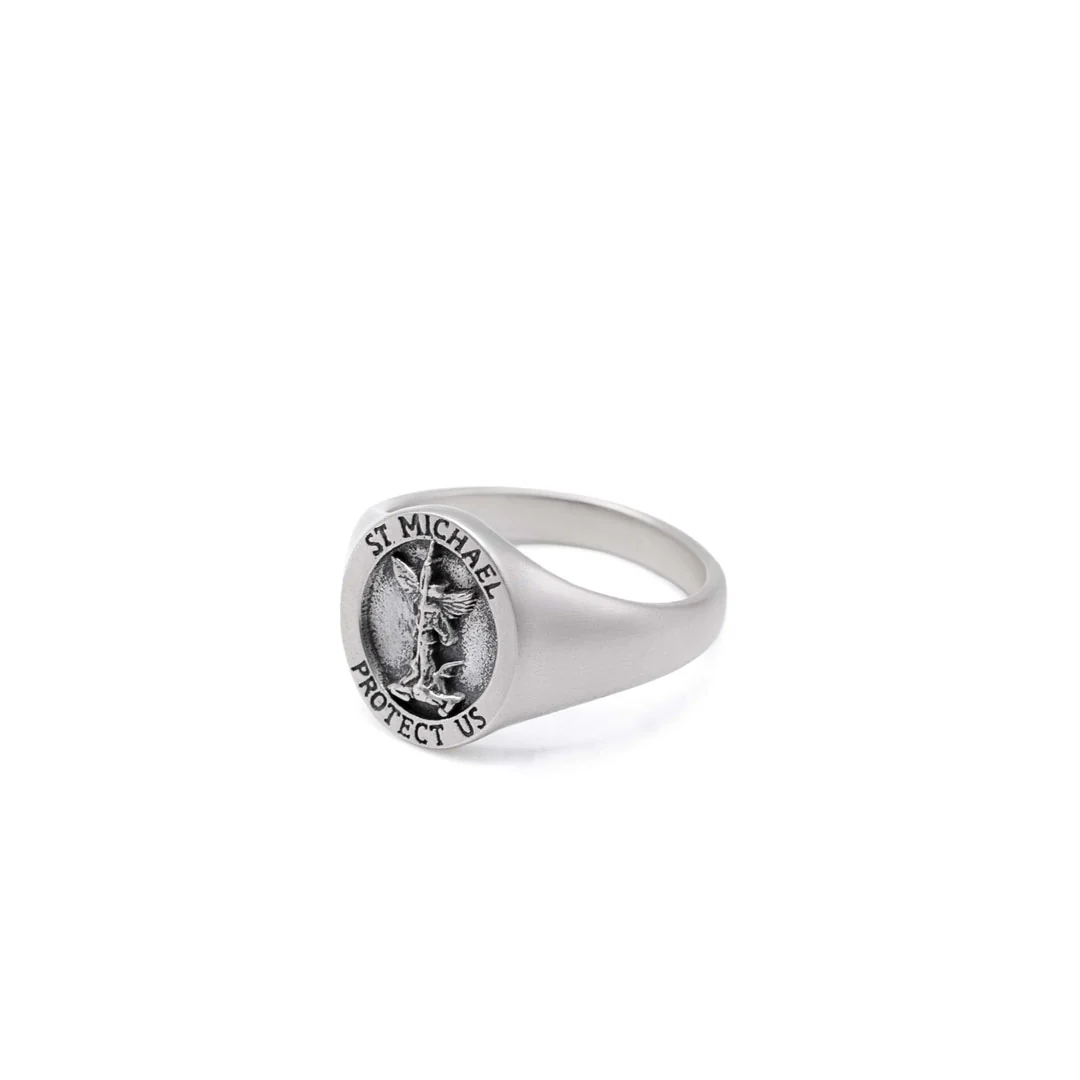 Silver Archangel Ring - Image 5