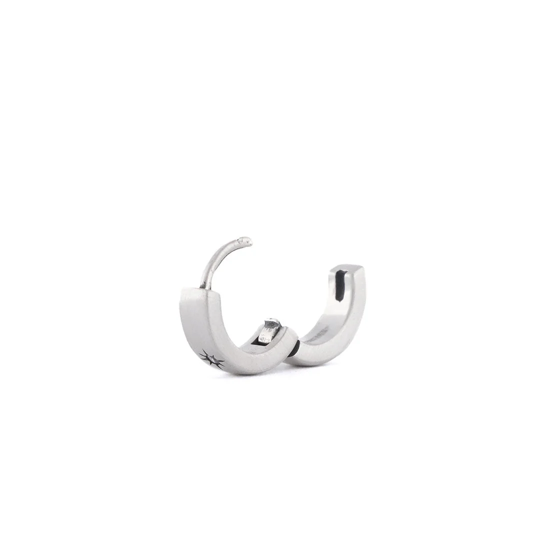Silver Asteria Hoop Earring - Image 5