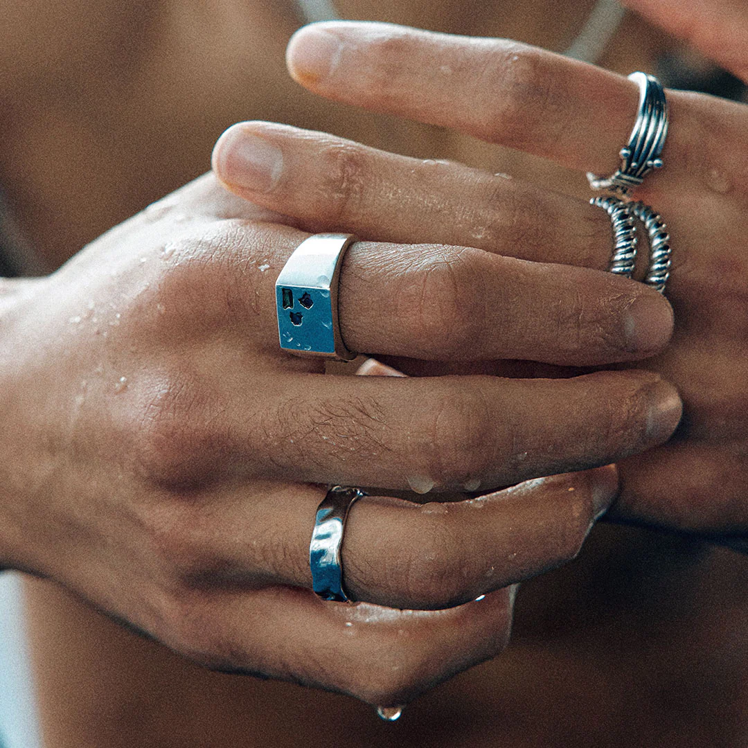 Silver Attrition Ring - Image 7