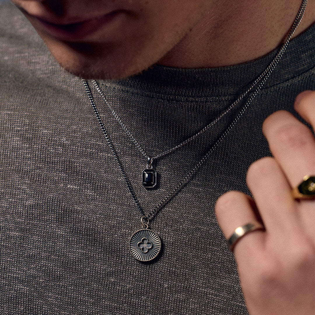 Silver Black Blush Necklace - Image 4
