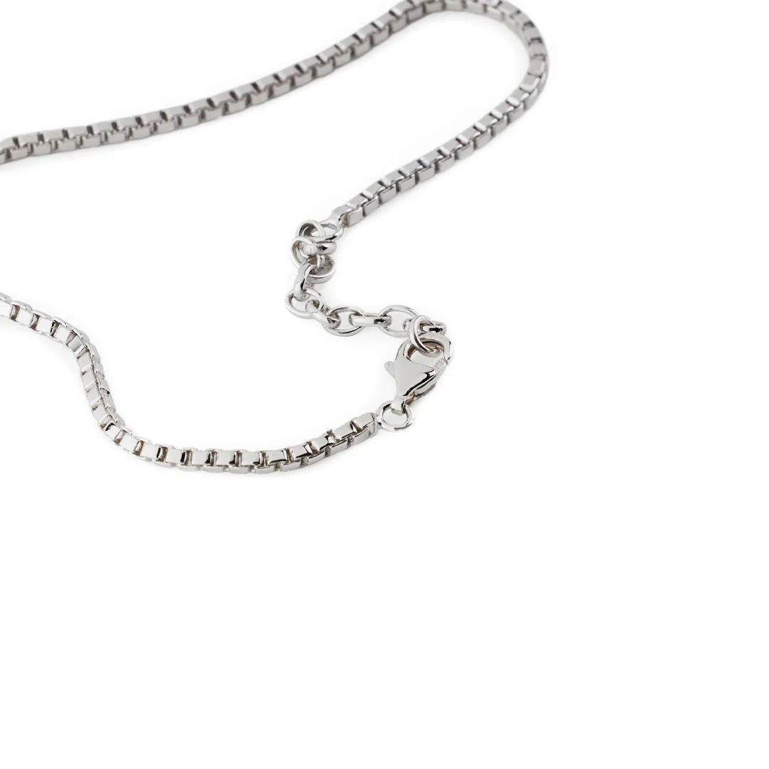 Silver Box Chain Bracelet - Image 7