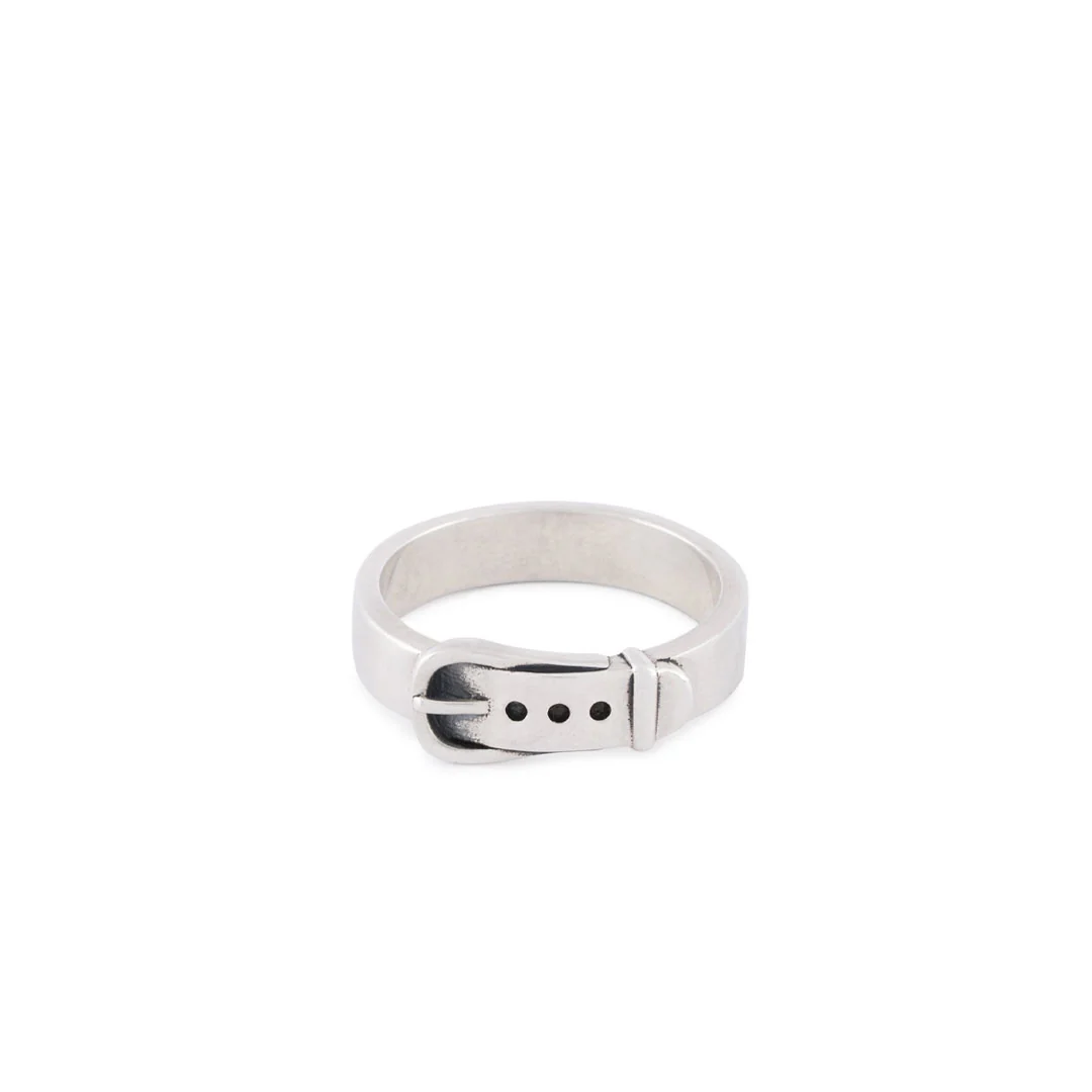 Silver Buckle Ring - Image 3