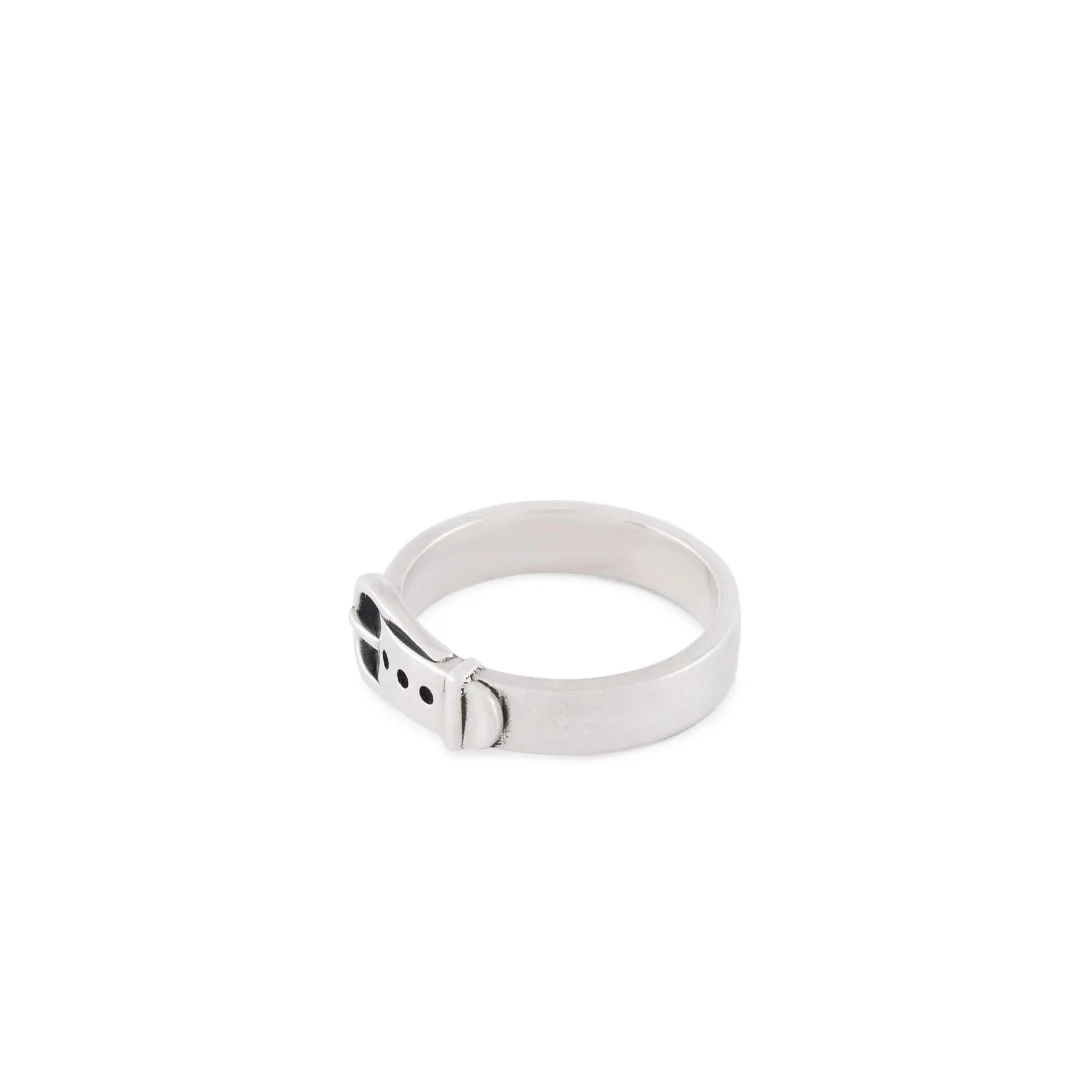 Silver Buckle Ring - Image 5