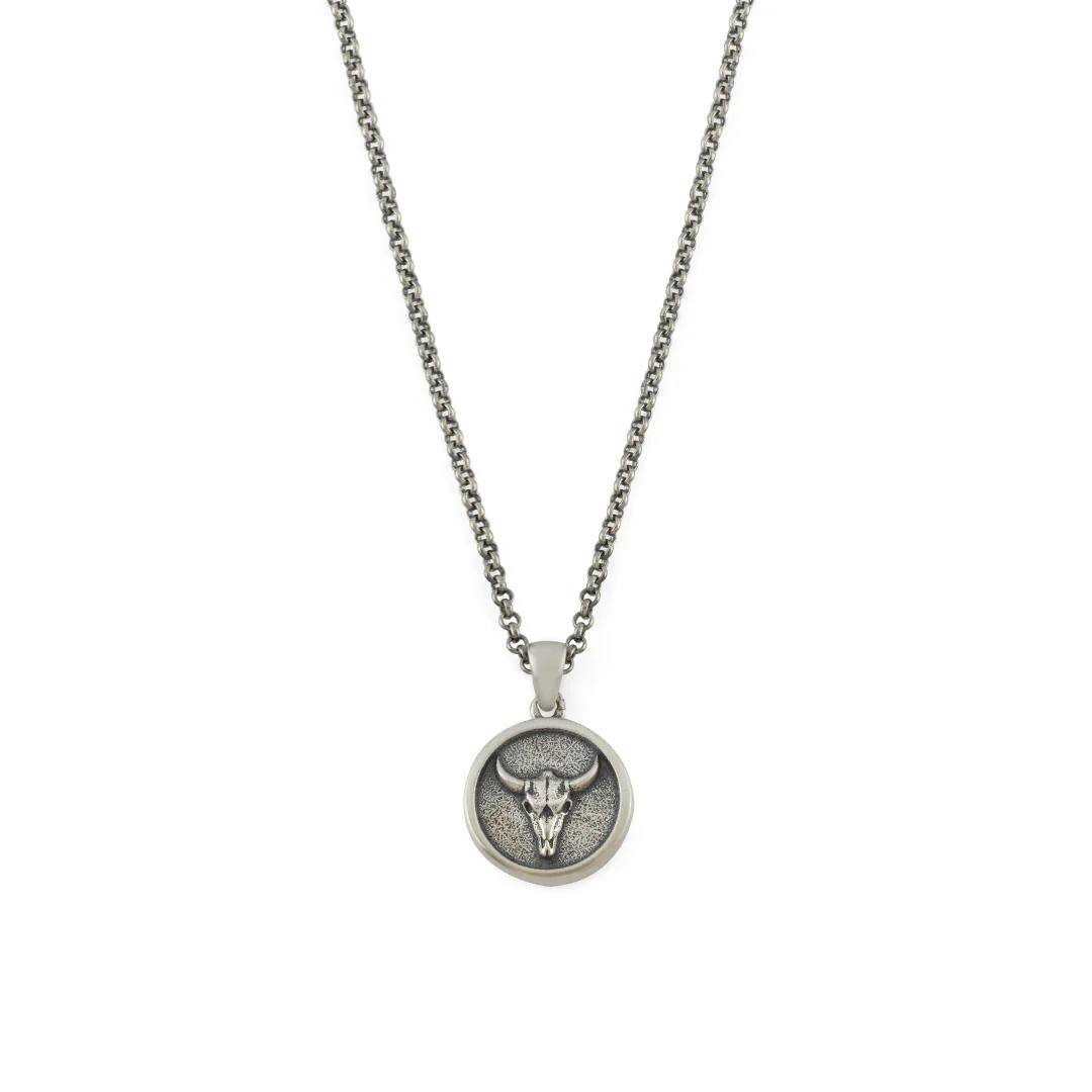Silver Bull Necklace - Image 3