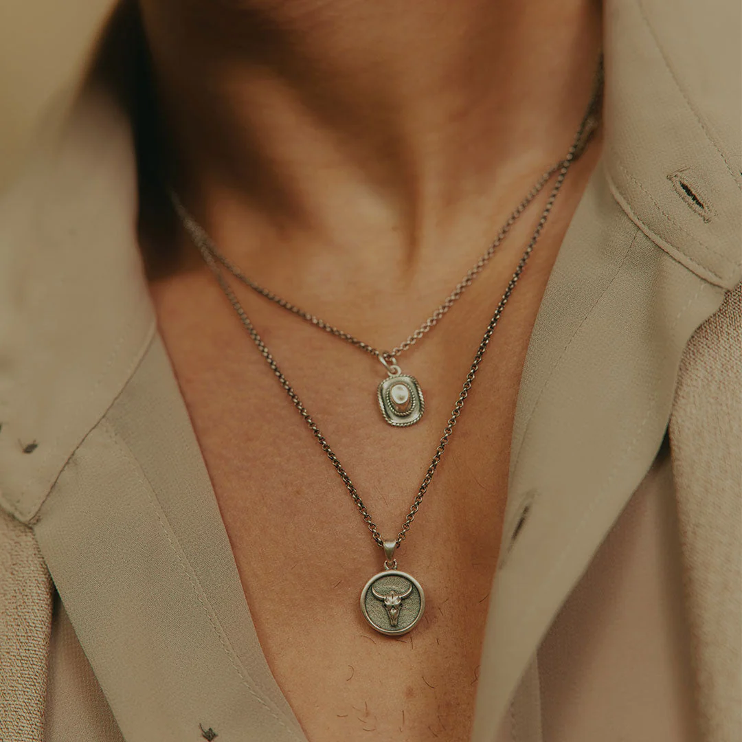 Silver Bull Necklace - Image 4