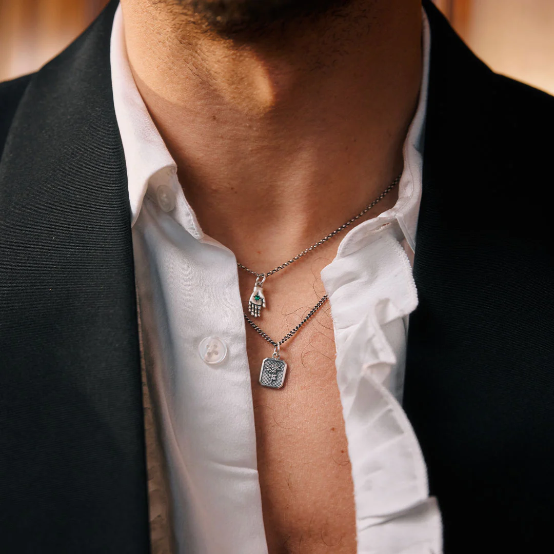 Silver Chrysanth Necklace - Image 4