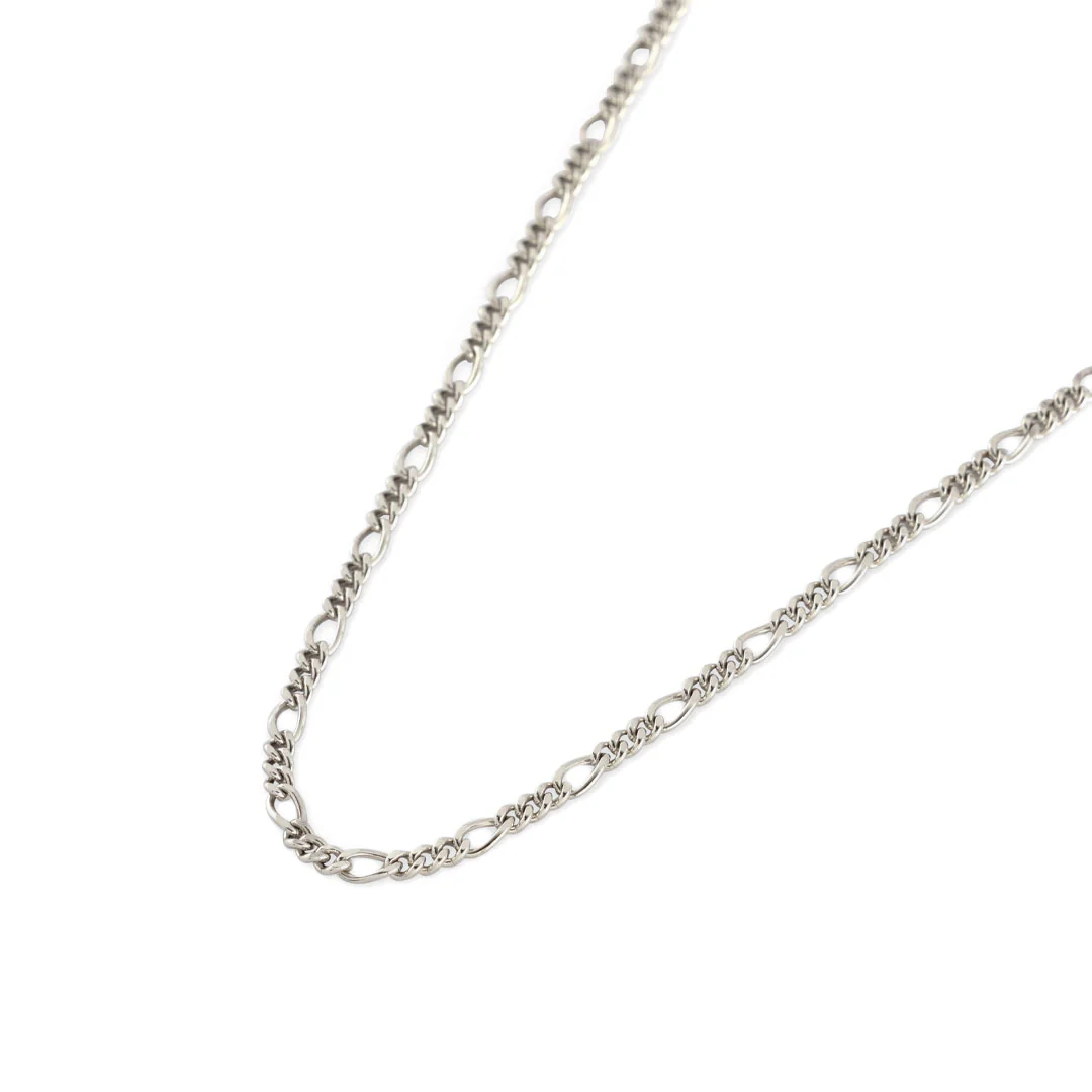 Silver Figaro Chain - Image 5