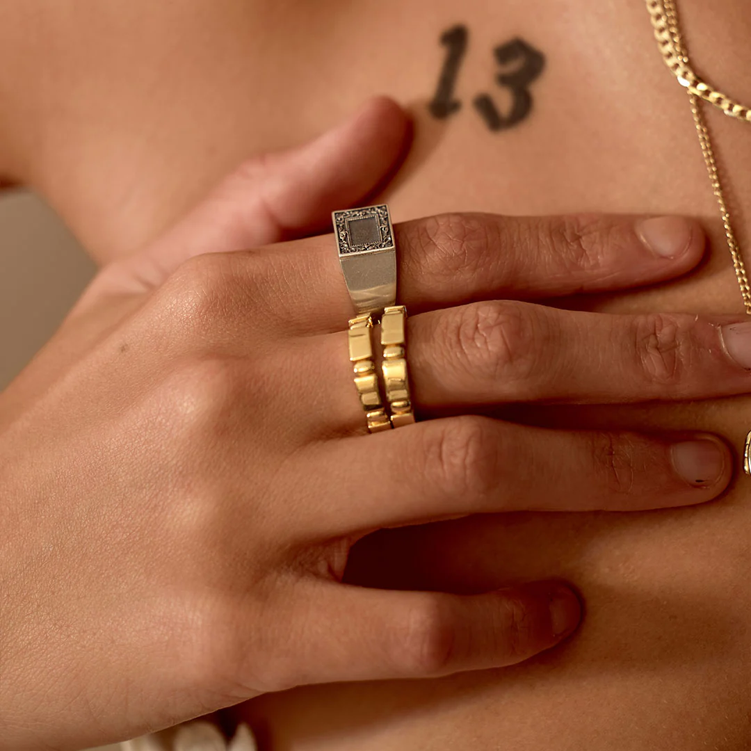 Silver Frame Ring - Image 6
