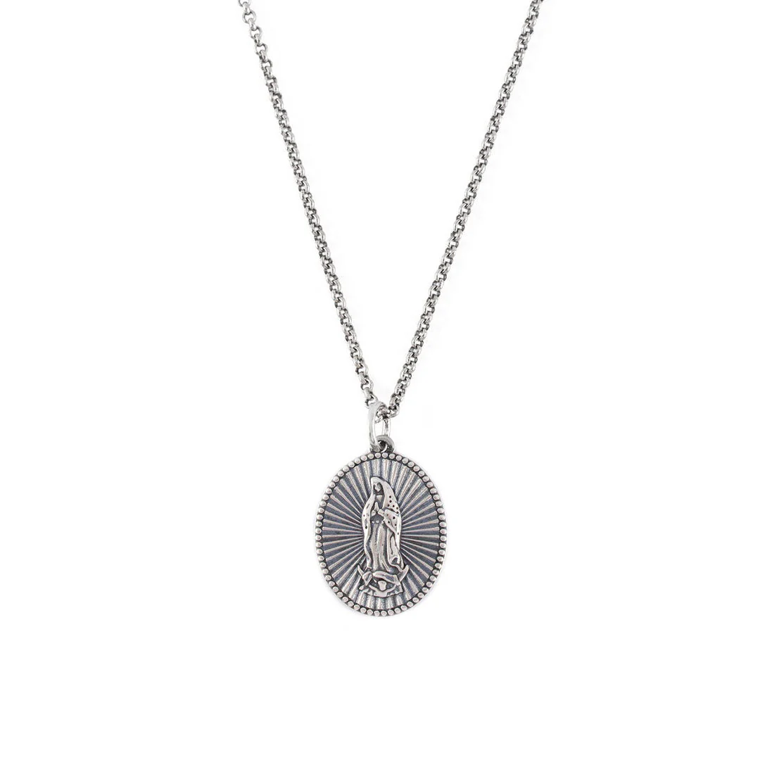Silver Guadalupe Necklace - Image 3