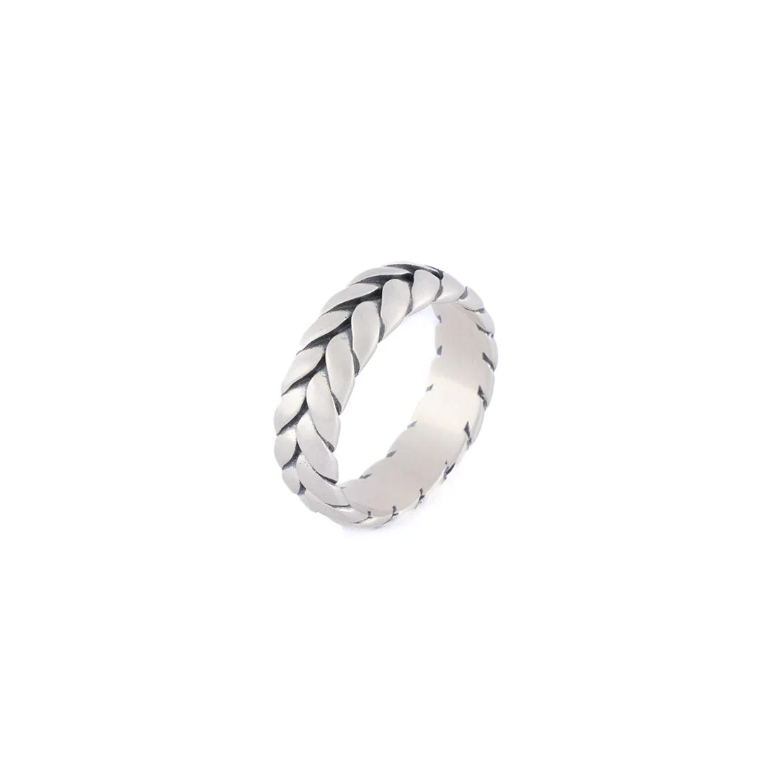 Silver Laurel Ring - Image 5