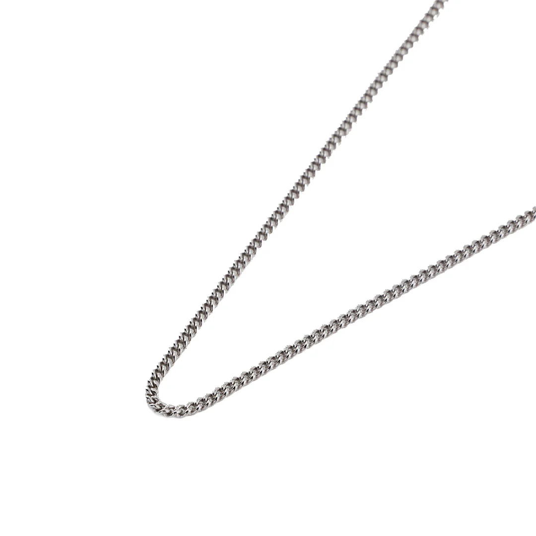 Silver 1.5mm Curb Chain - Image 4