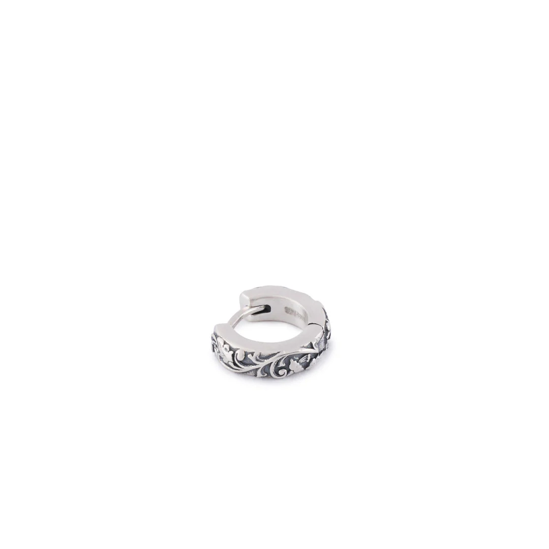 Silver Pergola Hoop Earring - Image 3