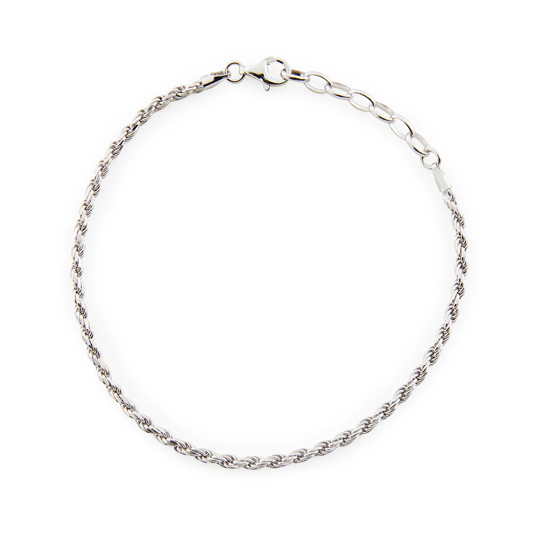 Silver Rope Bracelet - Image 5