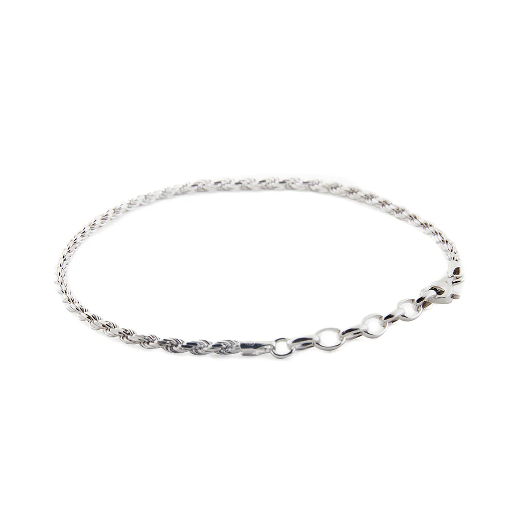 Silver Rope Bracelet - Image 6