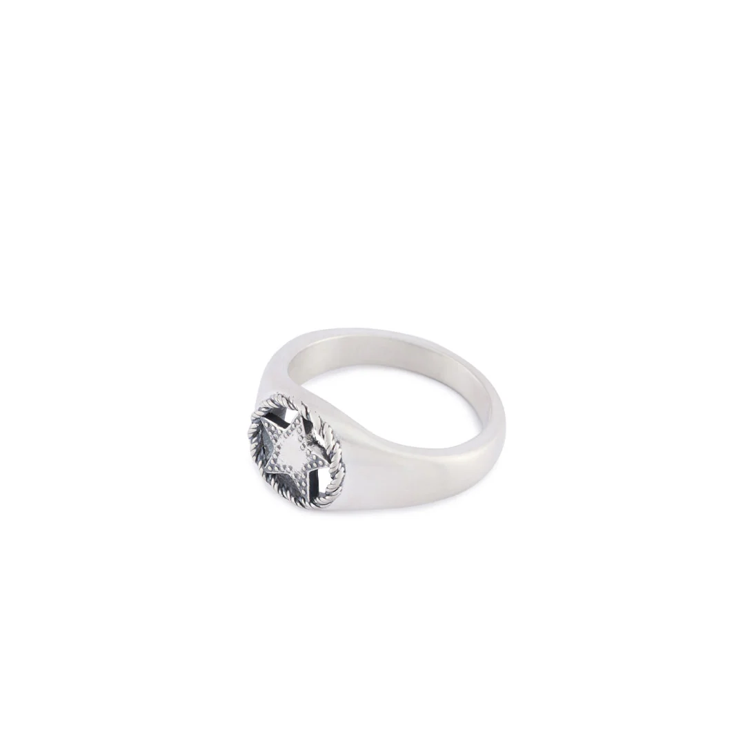 Silver Sheriff Ring - Image 2