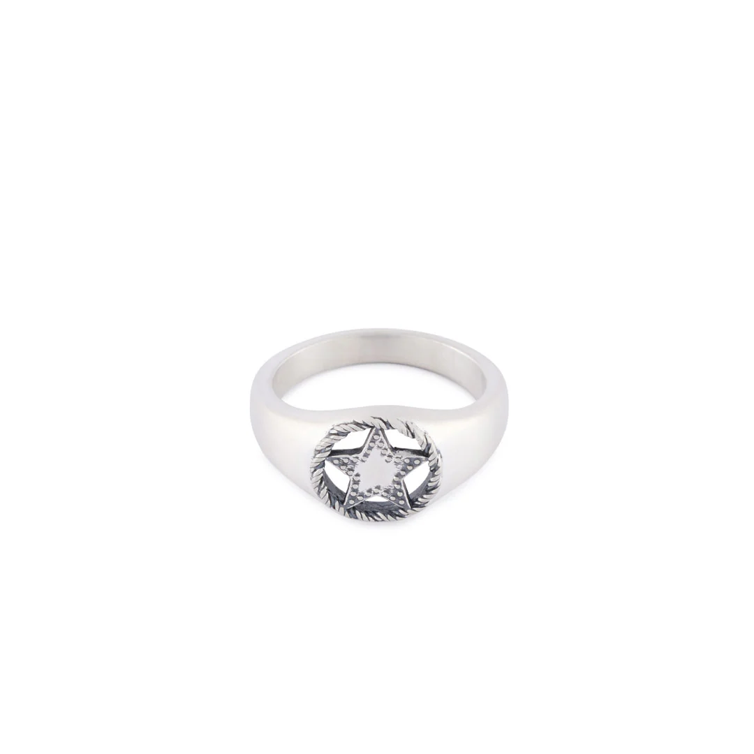Silver Sheriff Ring - Image 3