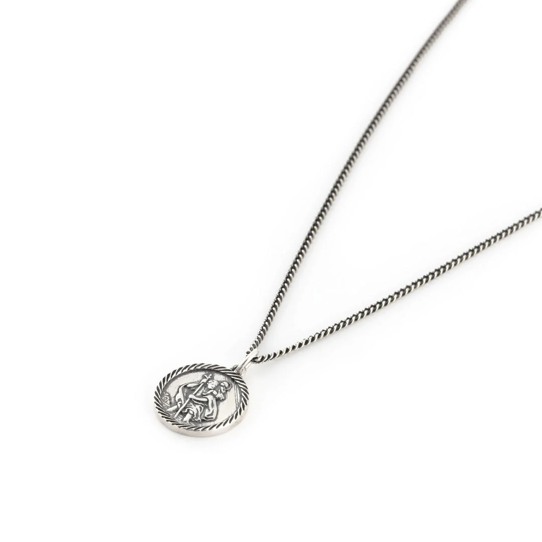 Silver St Christopher Necklace - Image 5