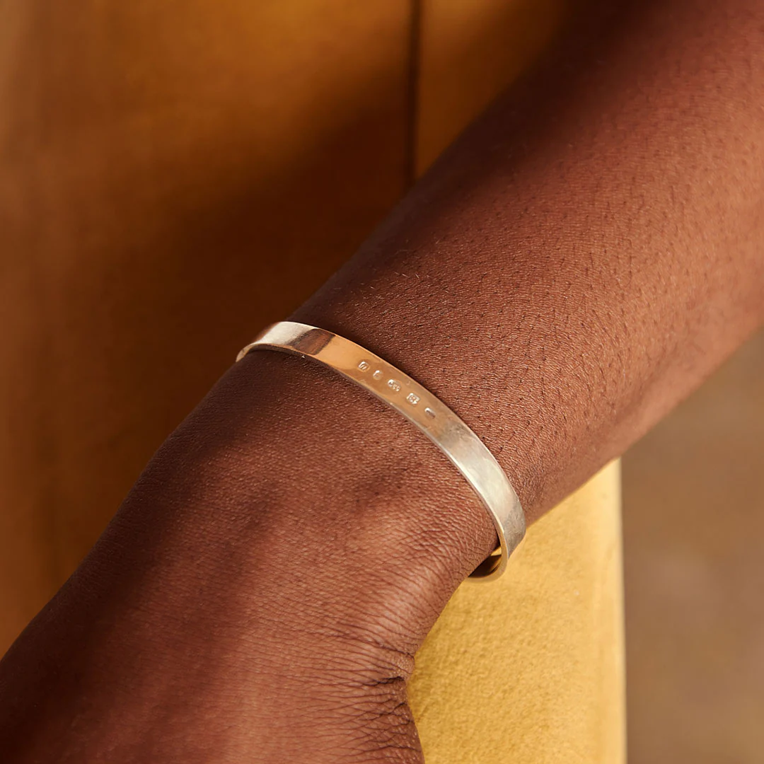 Silver Traditional Hallmark Cuff - Image 6