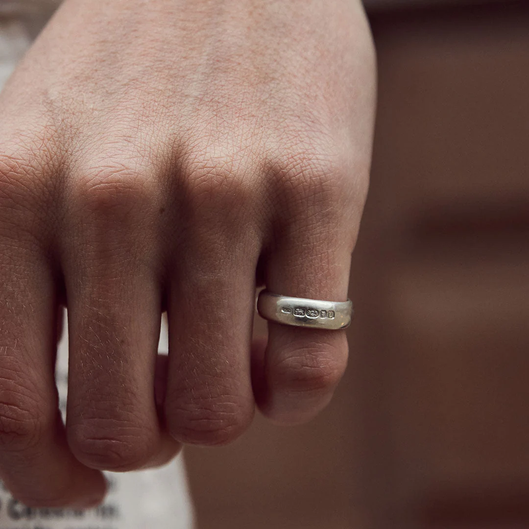 Silver Traditional Hallmark Ring - Image 7