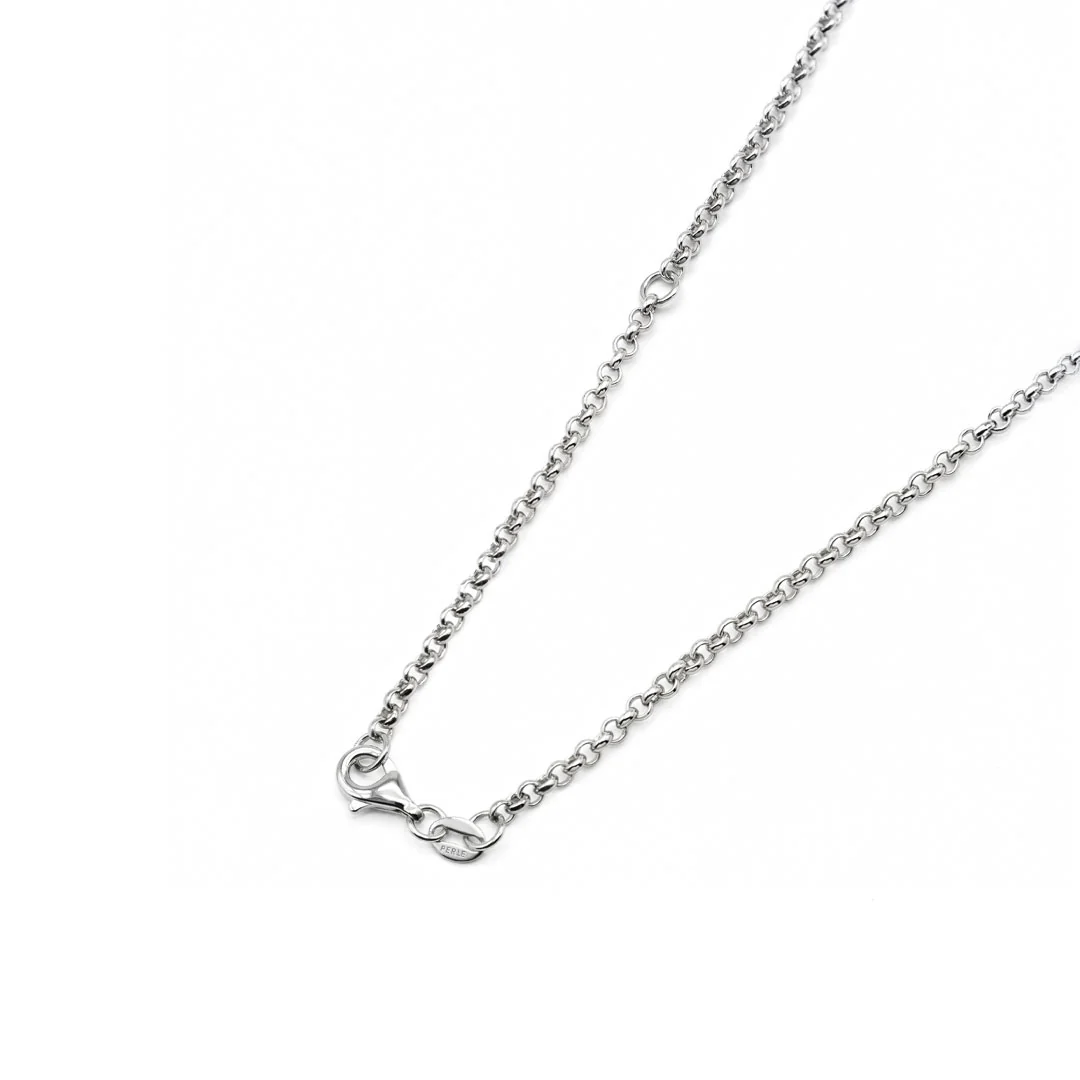 Silver Turquoise T-Bar Necklace - Image 6