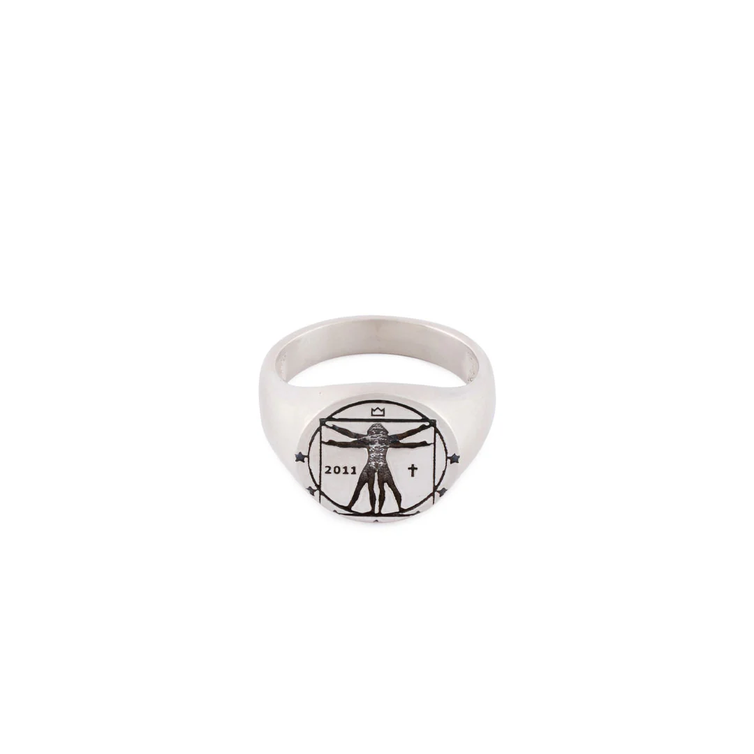 Silver Vitruvian Ring - Image 3
