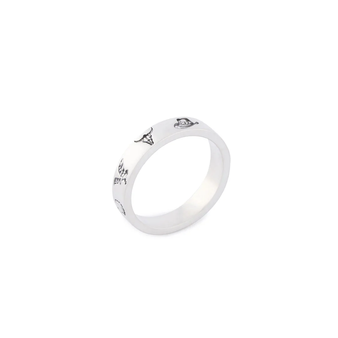 Silver Wild West Ring - Image 5